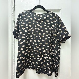Madewell 100% Silk Button-back Blouse - L